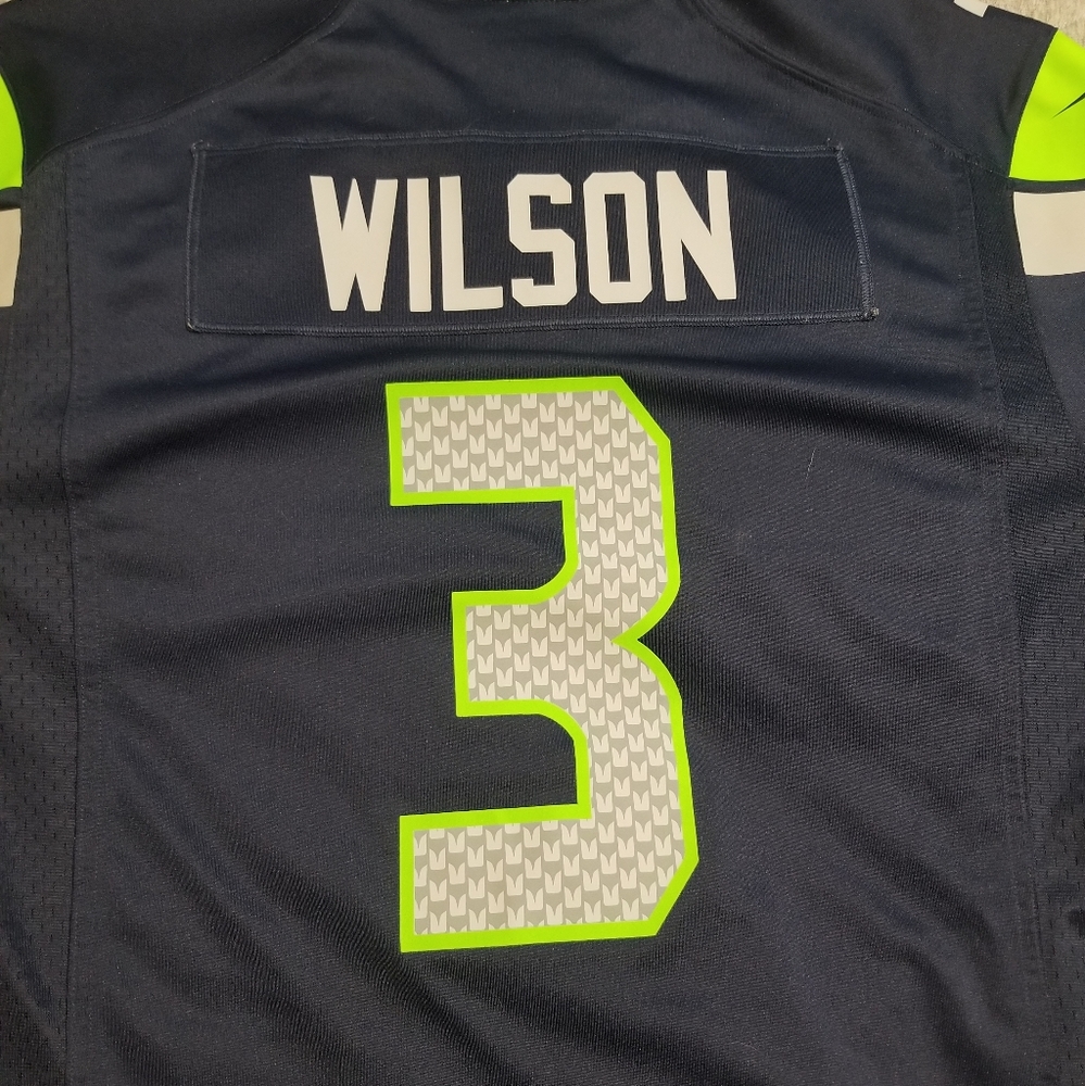 Russell Wilson Seahawks Superbowl Jersey